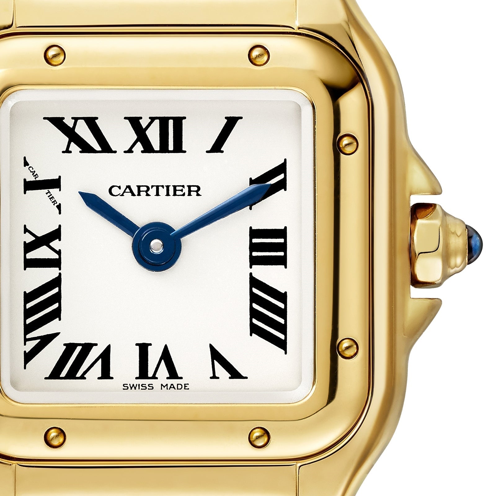 Panthère de Cartier Mini Model | 19mm, 18K Yellow Gold, Silver Dial, Ref. WGPN0016/WGPN0036