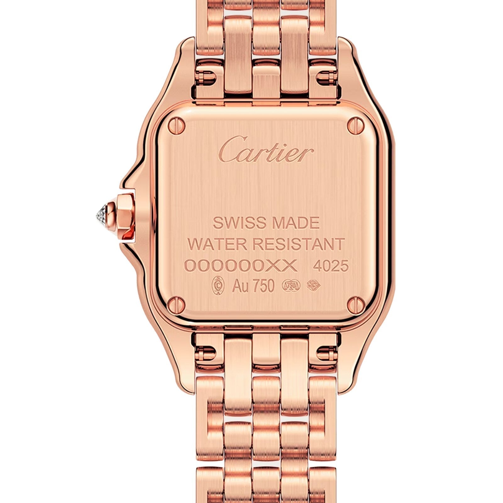 Panthère de Cartier Small model | 22mm, 18K Rose Gold, White Dial