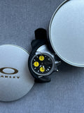 Oakley Chronograph Watch – Yellow Dial with Rubber Strap