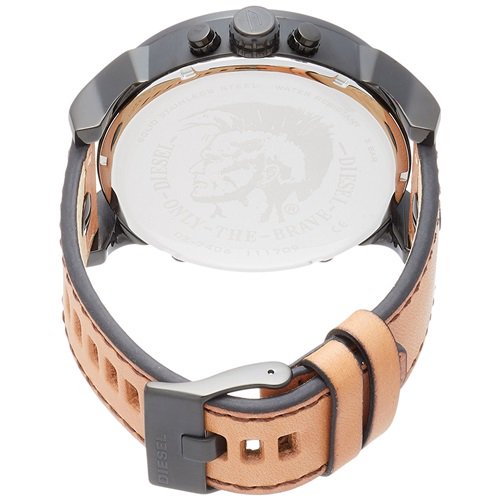 Diesel DZ7406 Mr. Daddy 2.0 Chronograph Men's Watch – Grey Dial & Brown Leather Strap