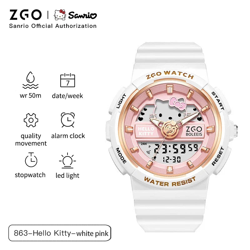 ZGO X Sanrio Cinnamoroll Electronic Watch for girls