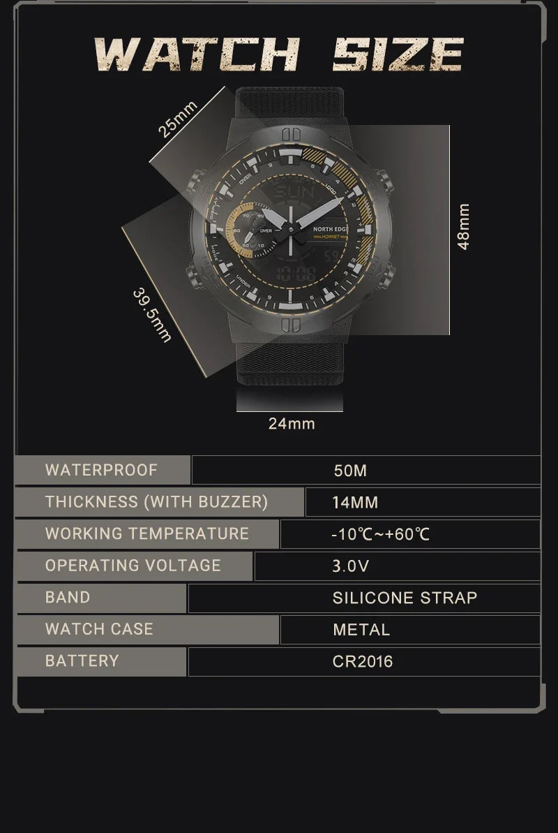Adventure Sports Watch - North Edge - Hornet
