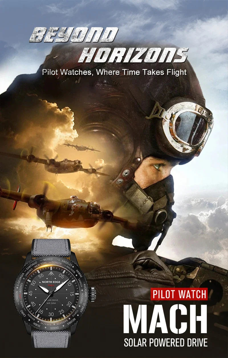 Mach Solar Powered Sports Watch – North Edge