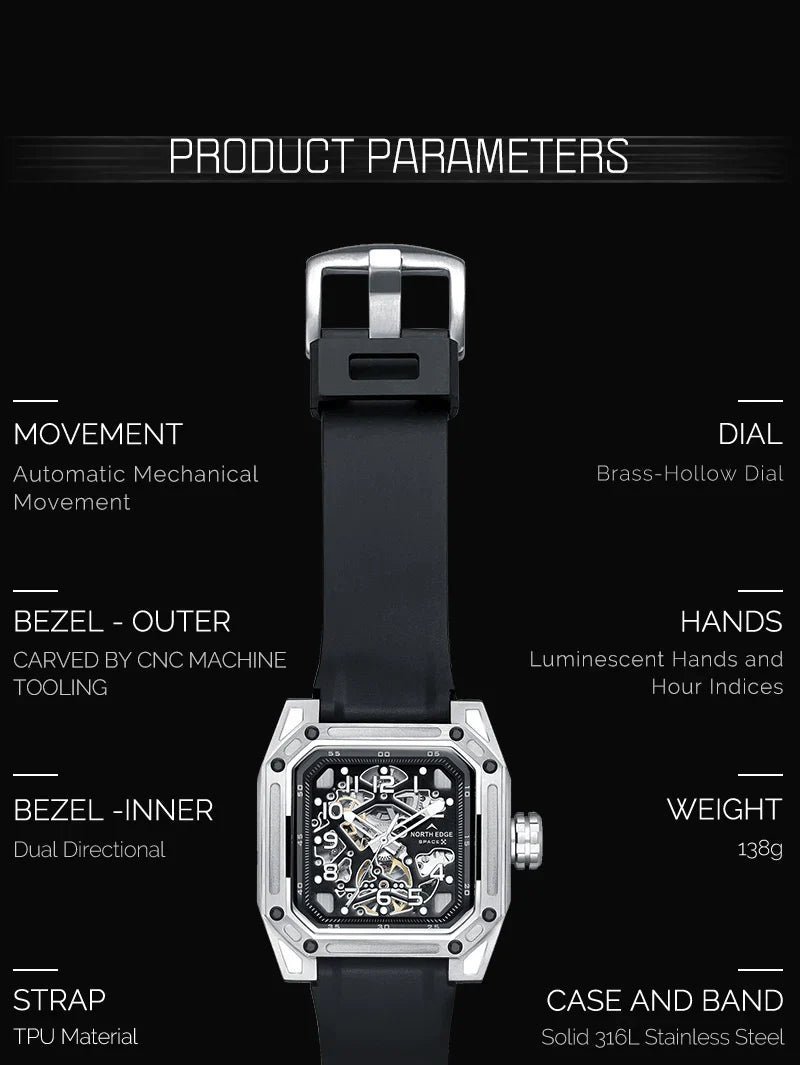 Space X Mechanical Watch – North Edge