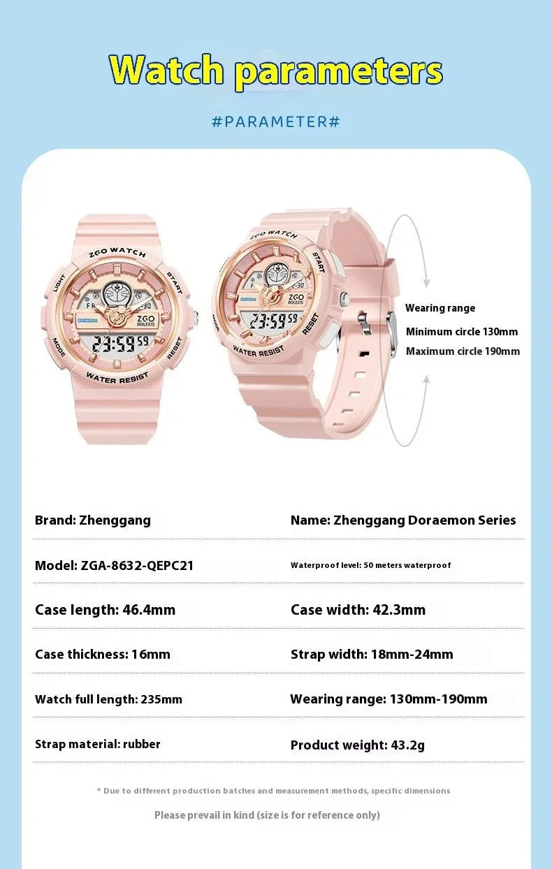 ZGO Doraemon Wrist Watch